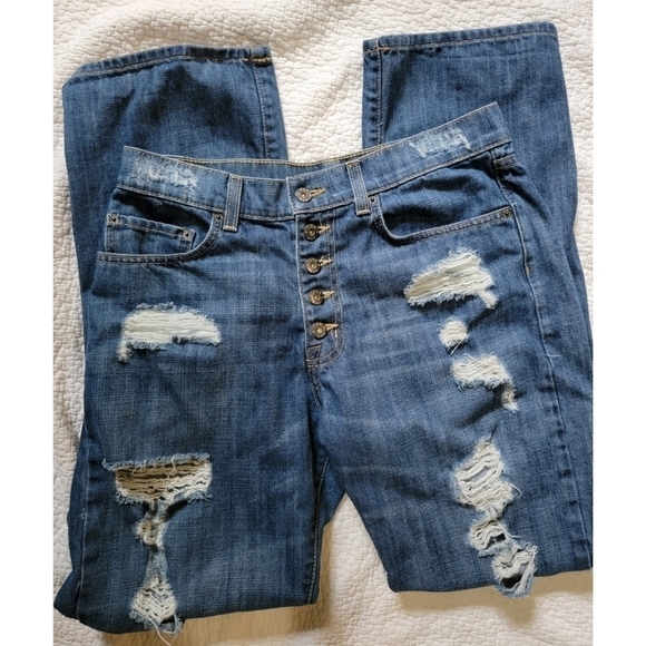 Carmar Distressed Jeans - Picture 3 of 8